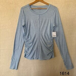 FP sold out sold na Movement x Hatch Right On Run Blue Bell Maternity Top Sz n/a